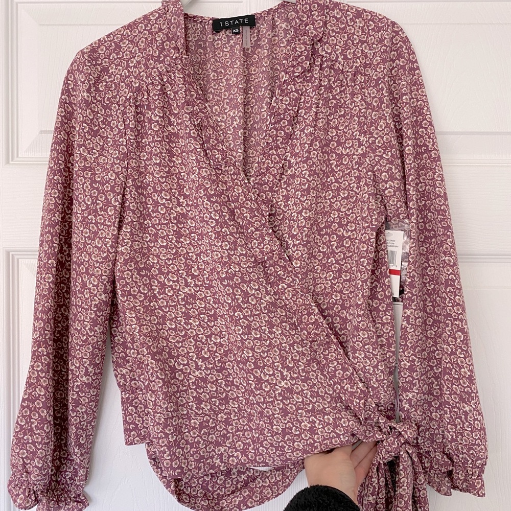 1. State wrap blouse. Brand New